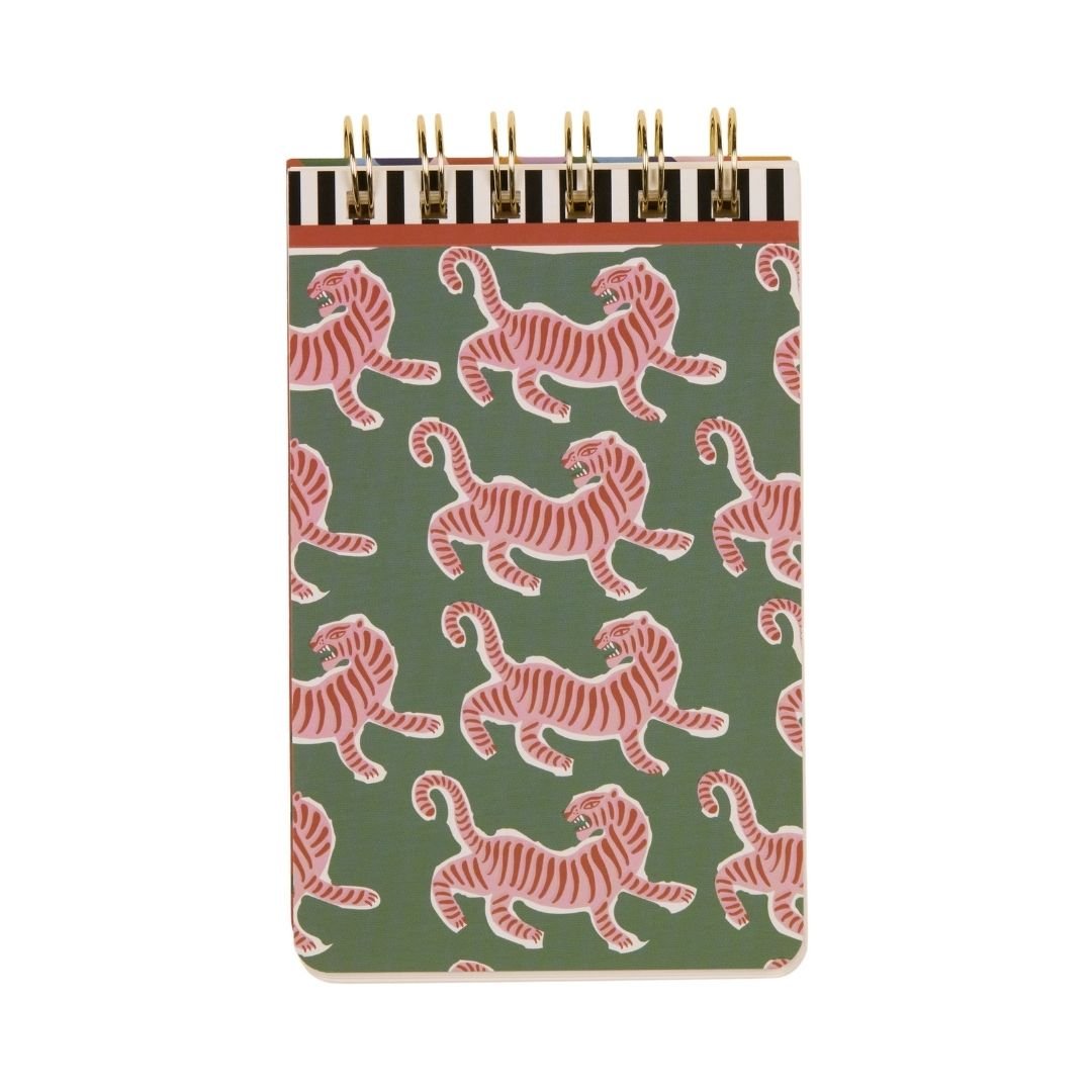 A Dopo Tiger Twin Wire Notepad - Designworks Collective - Under the Rowan Trees