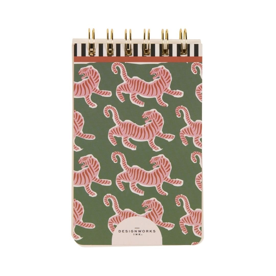 A Dopo Tiger Twin Wire Notepad - Designworks Collective - Under the Rowan Trees