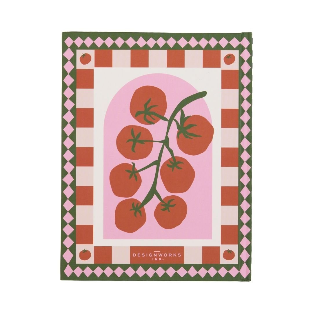 A Dopo Tomato Lined Journal - Designworks Collective - Under the Rowan Trees