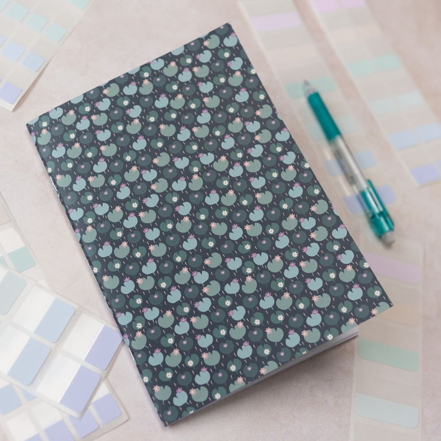 A5 Blooming Meadow Lined Notebook - Under the Rowan Trees - Notebooks - Under the Rowan Trees