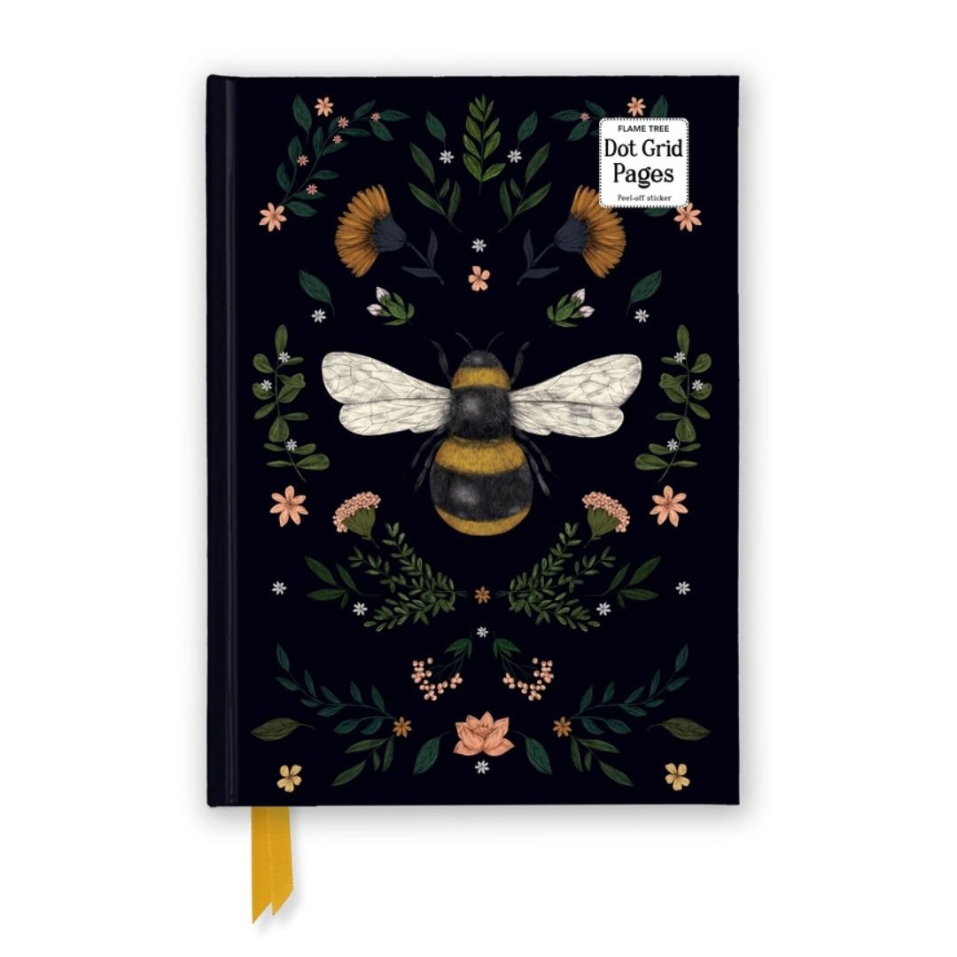 A5 Dot Grid Notebook Bee - Jade Mosinski - Flame Tree