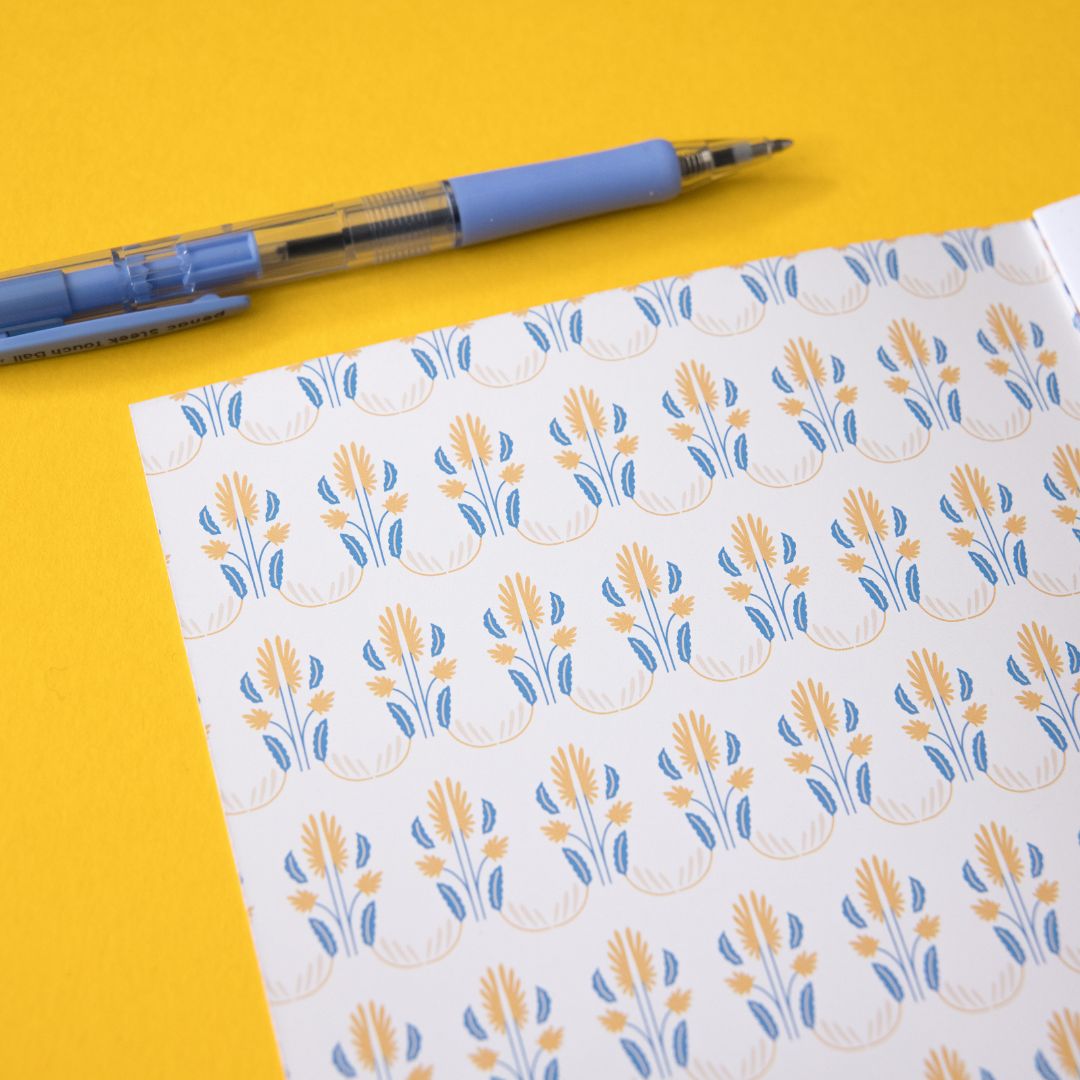 A5 Dotted Softcover Notebook Mediterranean - Under the Rowan Trees