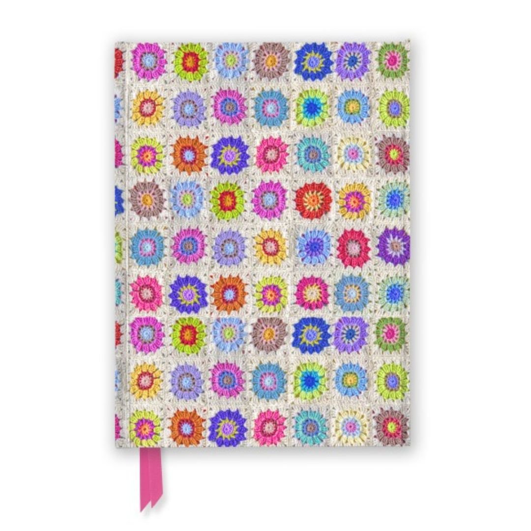 A5 Lined Journal Granny Squares - Aimee Stewart - Flame Tree