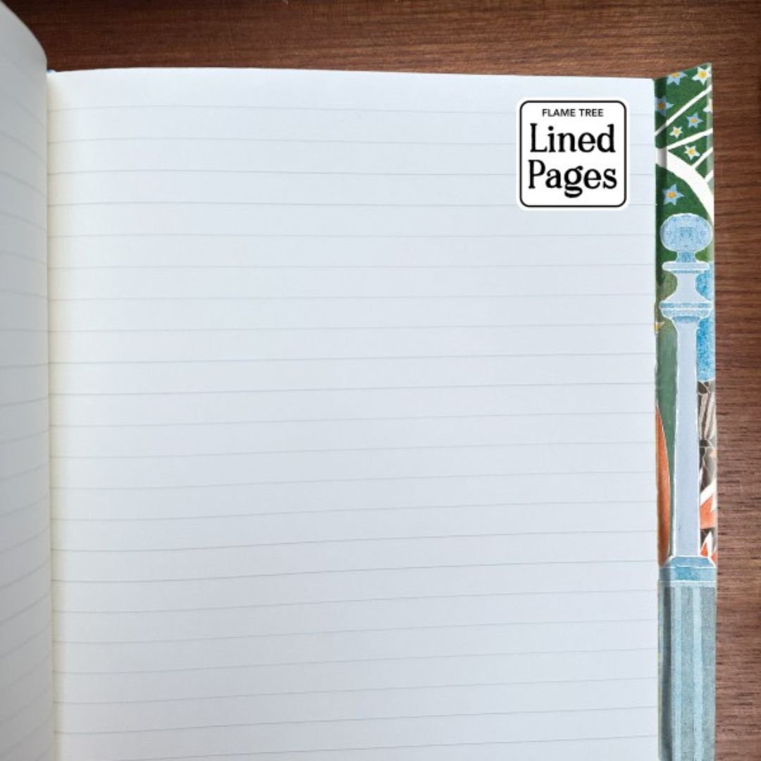 A5 Lined Journal Wall of Wool Royal School of Needlework - Flame Tree