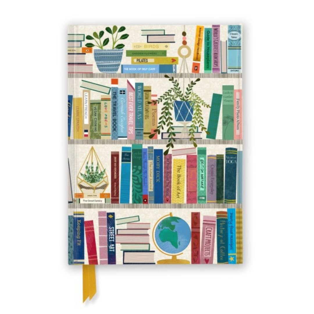 A5 Lined Notebook Bookshelves Georgia Breeze - Flame Tree
