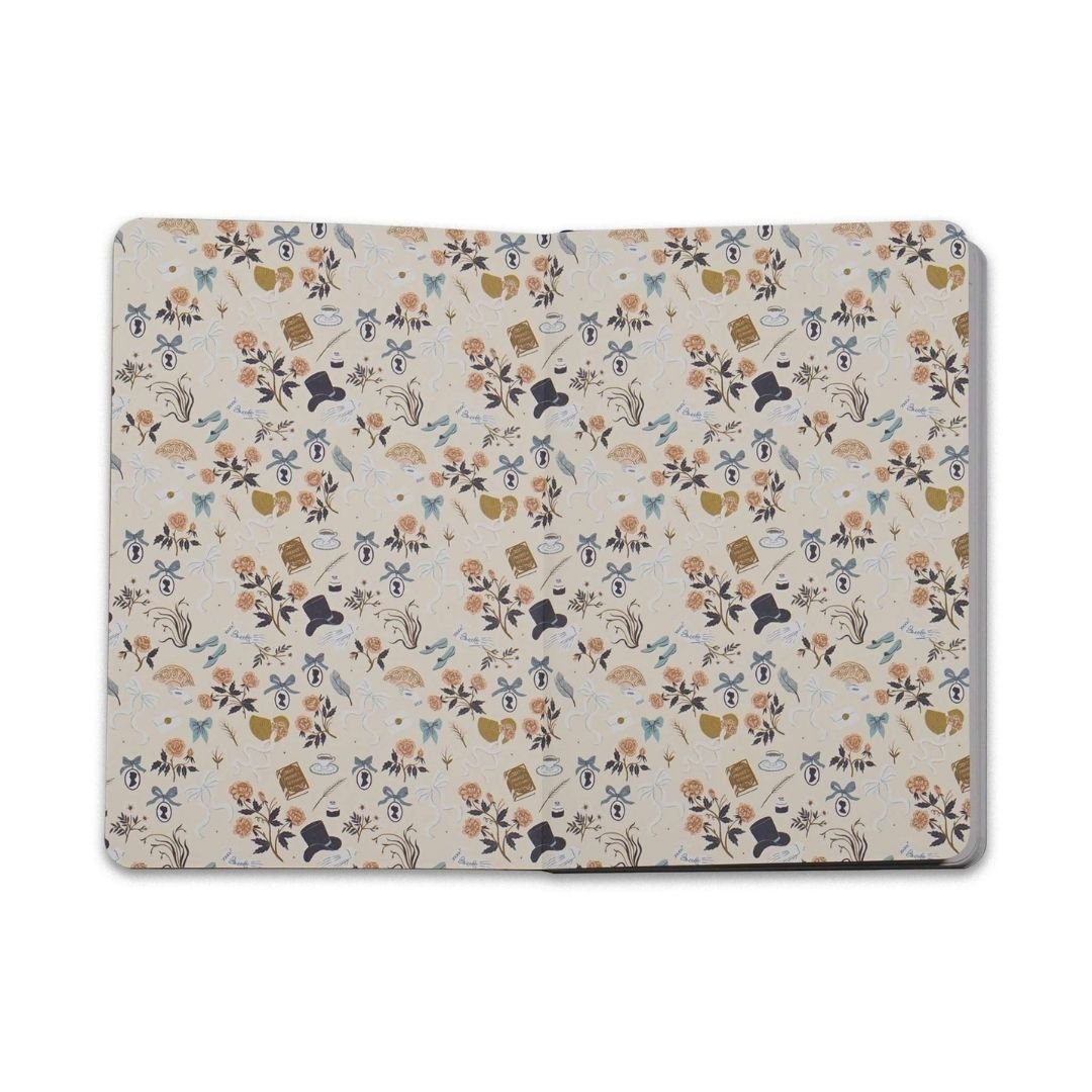 A5 Lined Softcover Notebook - Pride & Prejudice - Half Moon Bay