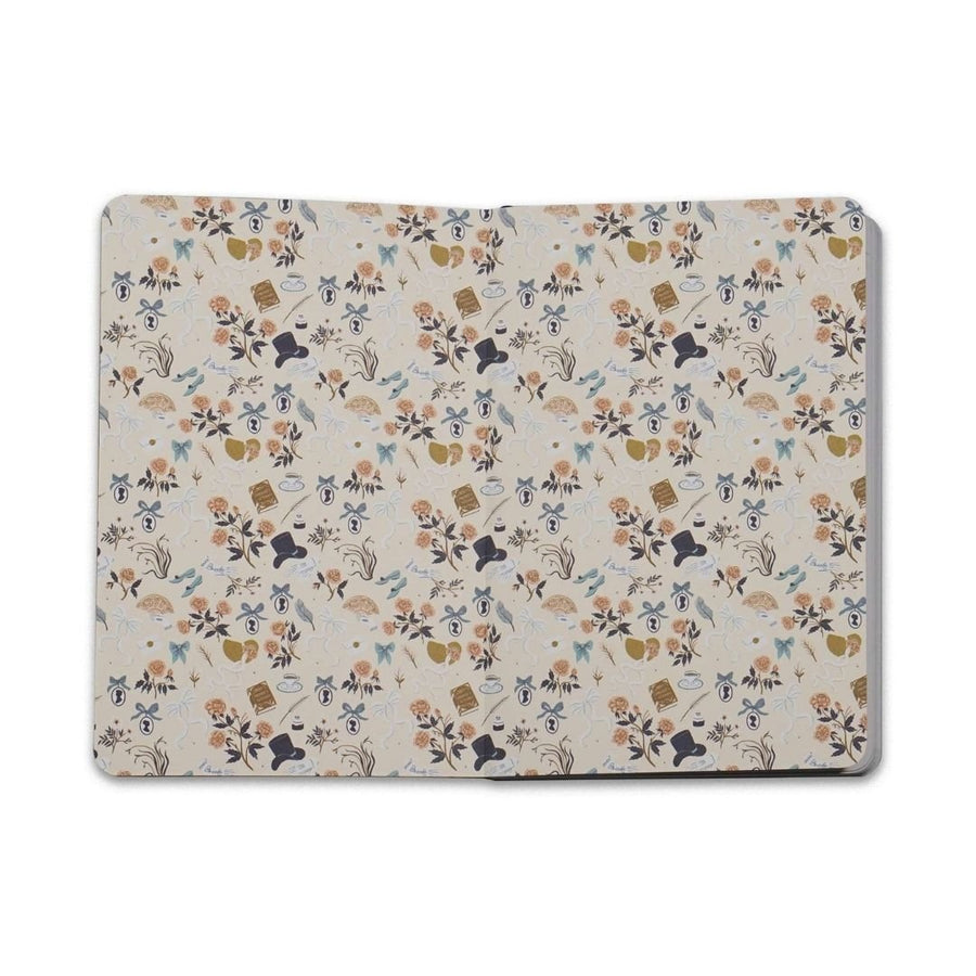 A5 Lined Softcover Notebook - Pride & Prejudice - Half Moon Bay