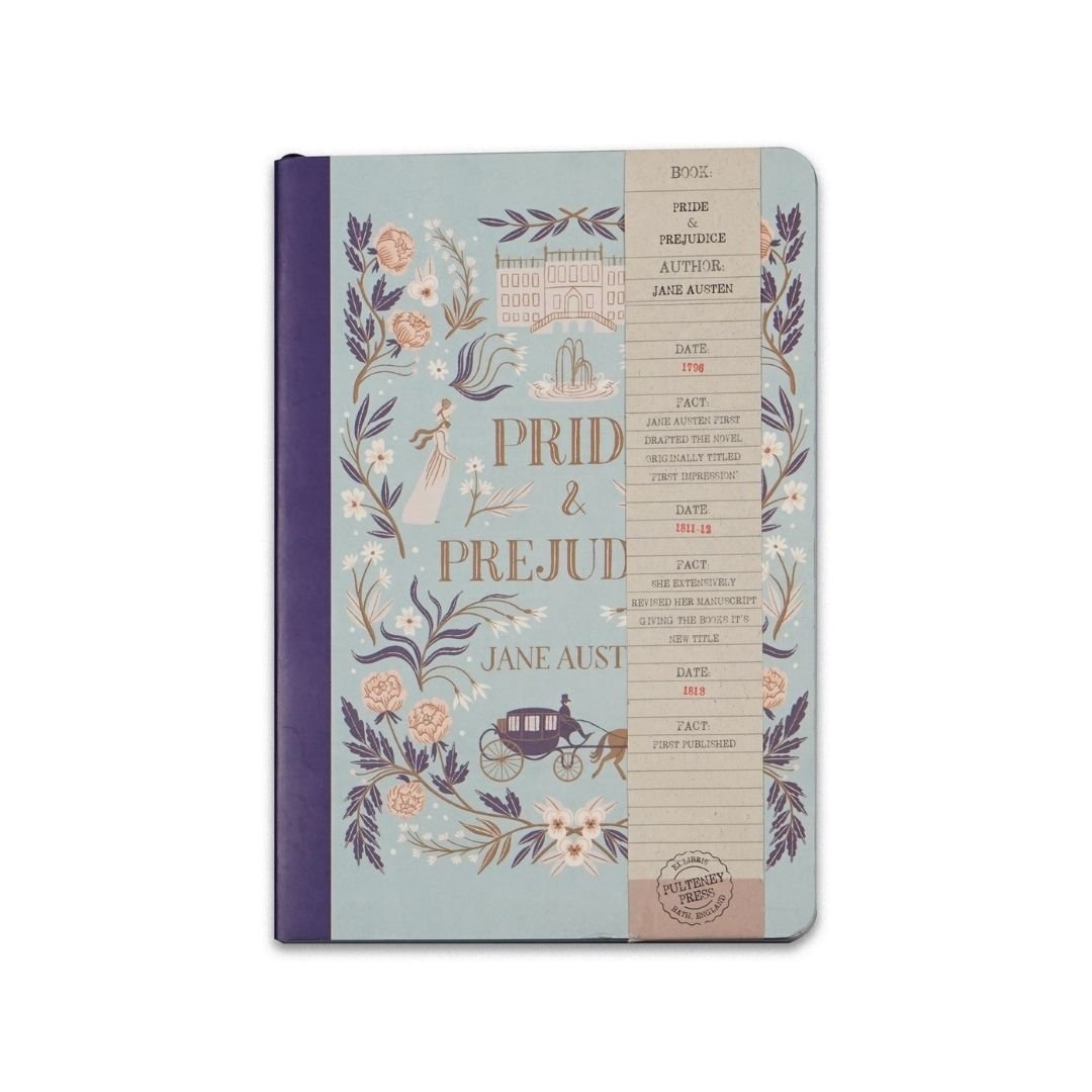 A5 Lined Softcover Notebook - Pride & Prejudice - Half Moon Bay