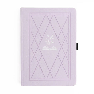 A5 Reading Journal Vintage Library in Lilac Archer & Olive - Archer & Olive