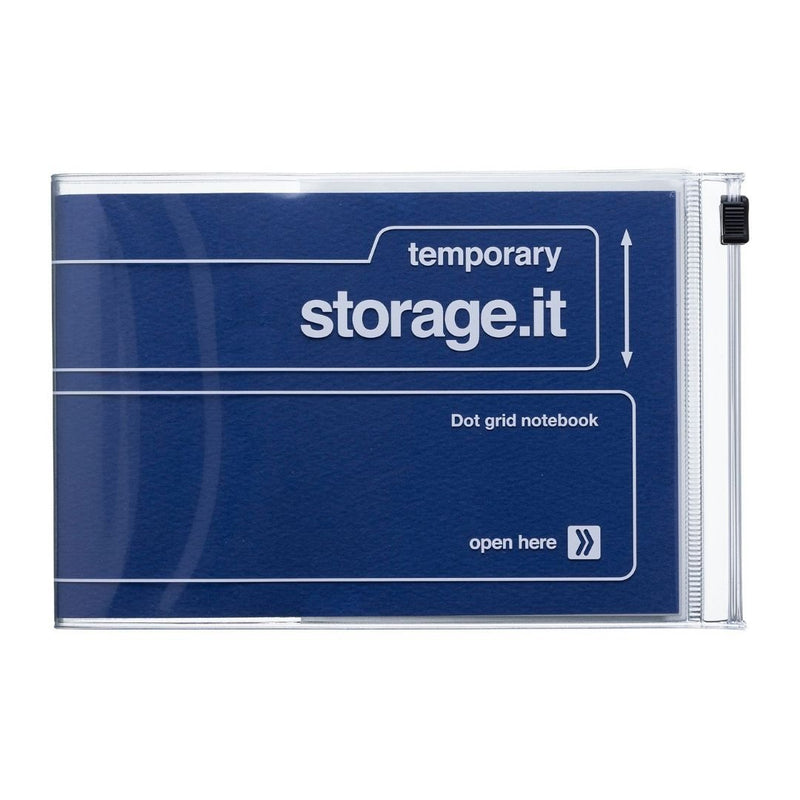 A6 Dot Grid Storage.It Notebook-Notebooks-Mark's Inc.-Navy