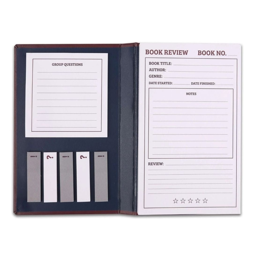 A6 My Book Review Notes Set - Half Moon Bay