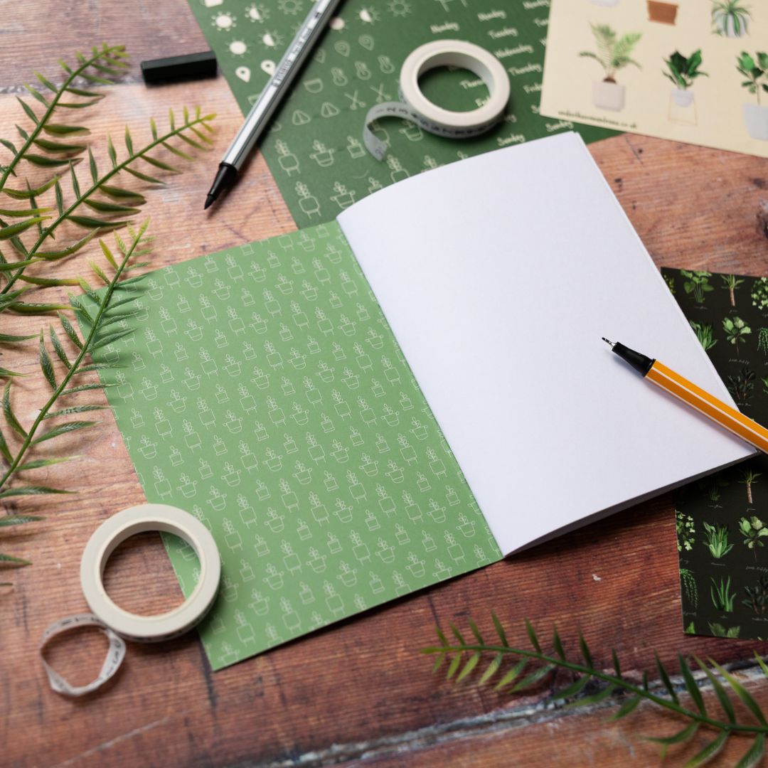 A6 Plant Lover Notebooks Set of 2 - Under the Rowan Trees