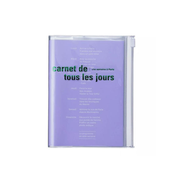 A6 Days Notebook - Tous Les Jours-Notebooks-Mark's Inc.-Light Purple