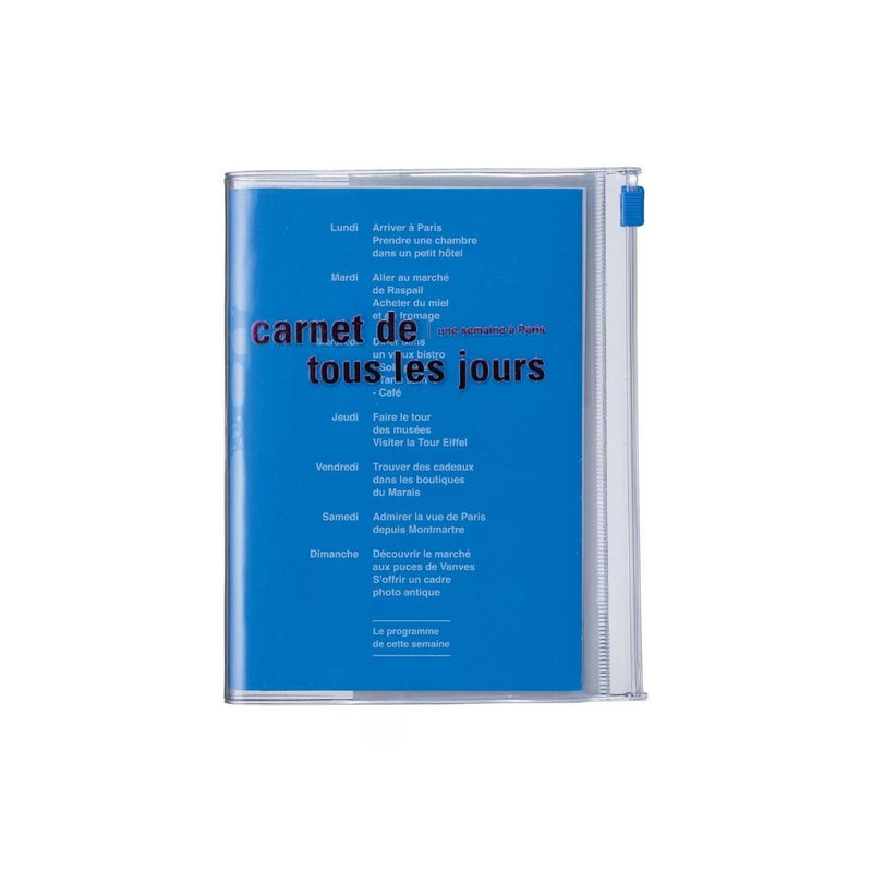 A6 Days Notebook - Tous Les Jours-Notebooks-Mark's Inc.-Ocean Blue
