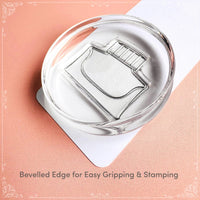 Acrylic Stamp Block Round - Felicity's Attic