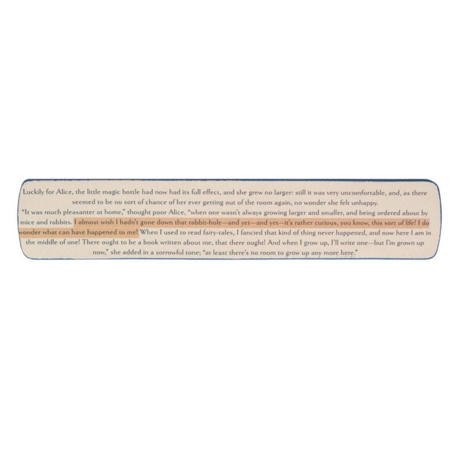 Alice's Adventures PU Bookmark - Portico Designs