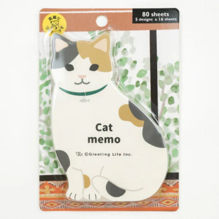 Animal Memo Pad - Cat - Greeting Life