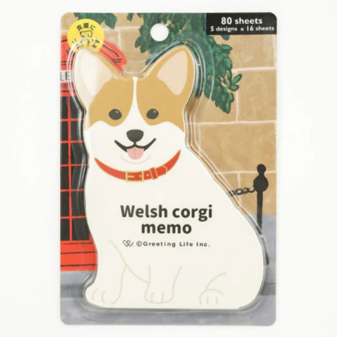 Animal Memo Pad - Corgi - Greeting Life
