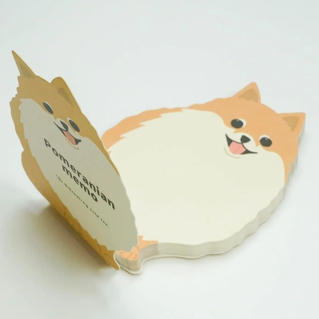 Animal Memo Pad - Pomeranian - Greeting Life