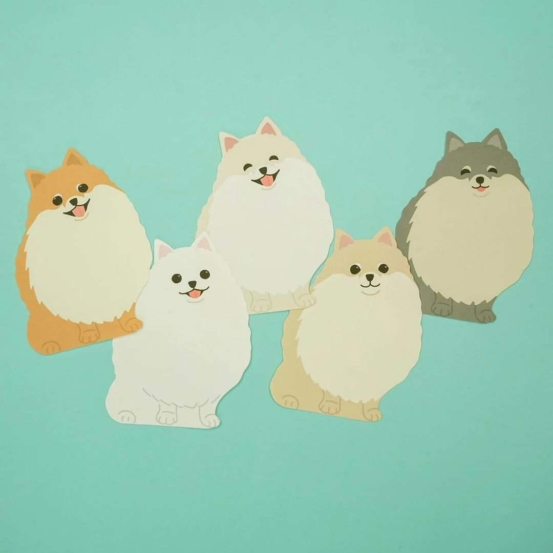 Animal Memo Pad - Pomeranian - Greeting Life
