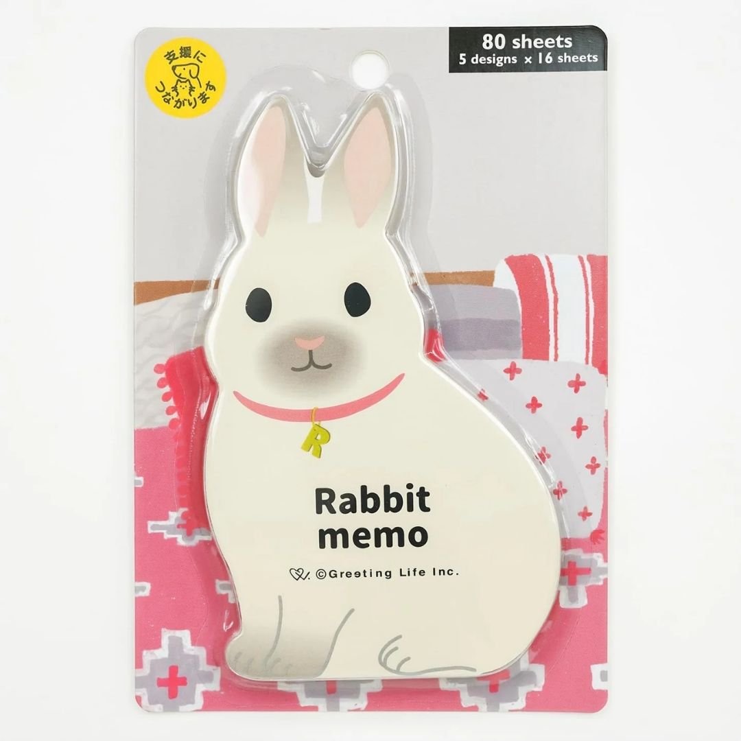 Animal Memo Pad - Rabbit - Greeting Life