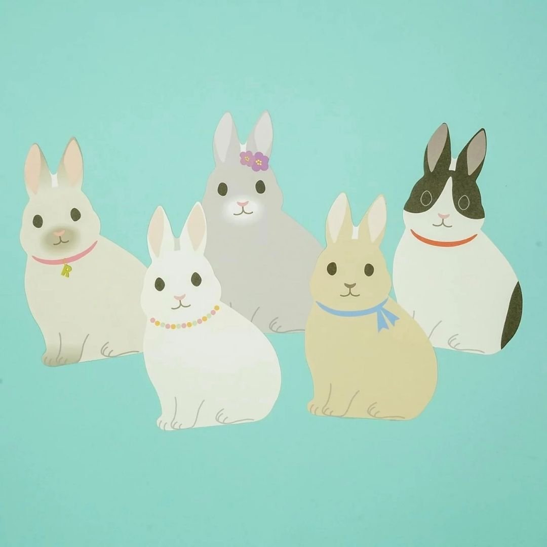 Animal Memo Pad - Rabbit - Greeting Life