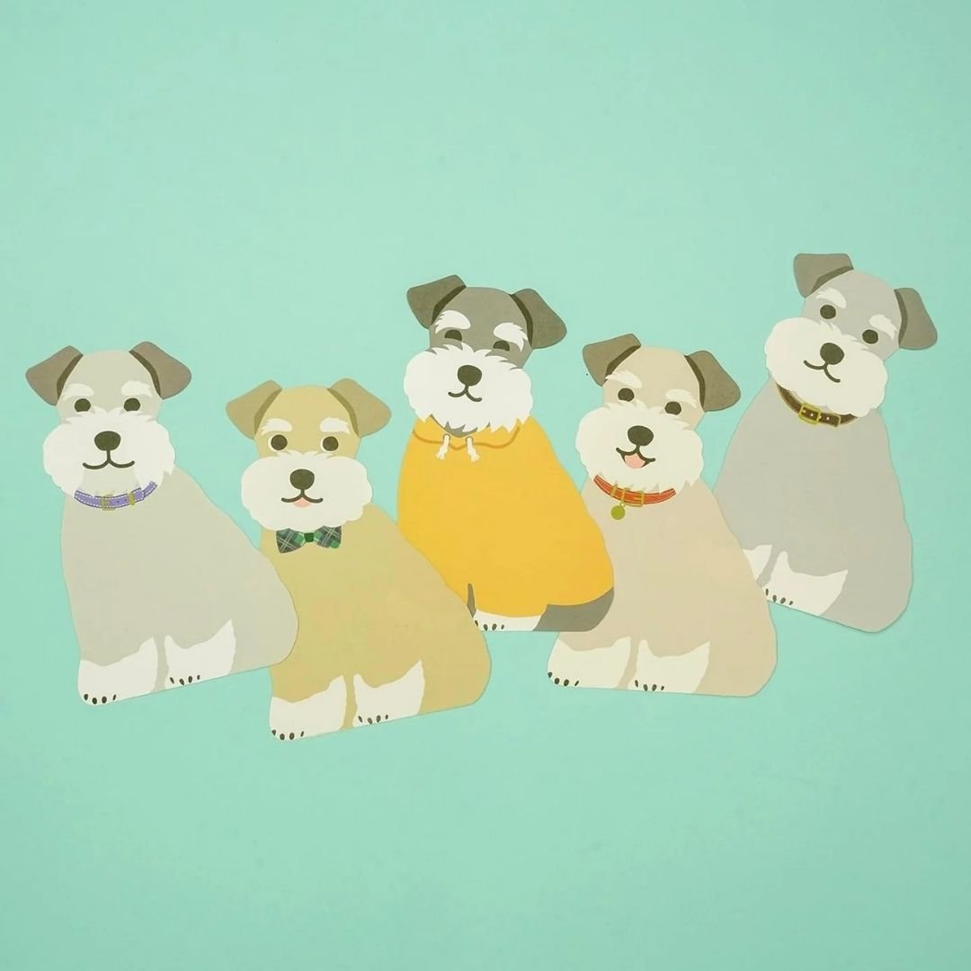 Animal Memo Pad - Schnauzer - Greeting Life