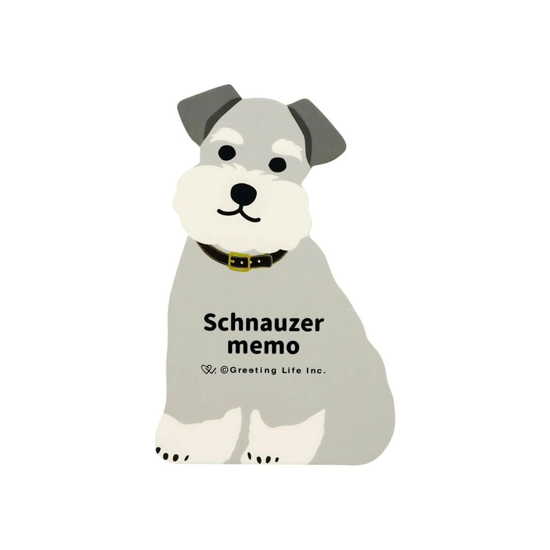 Animal Memo Pad - Schnauzer - Greeting Life