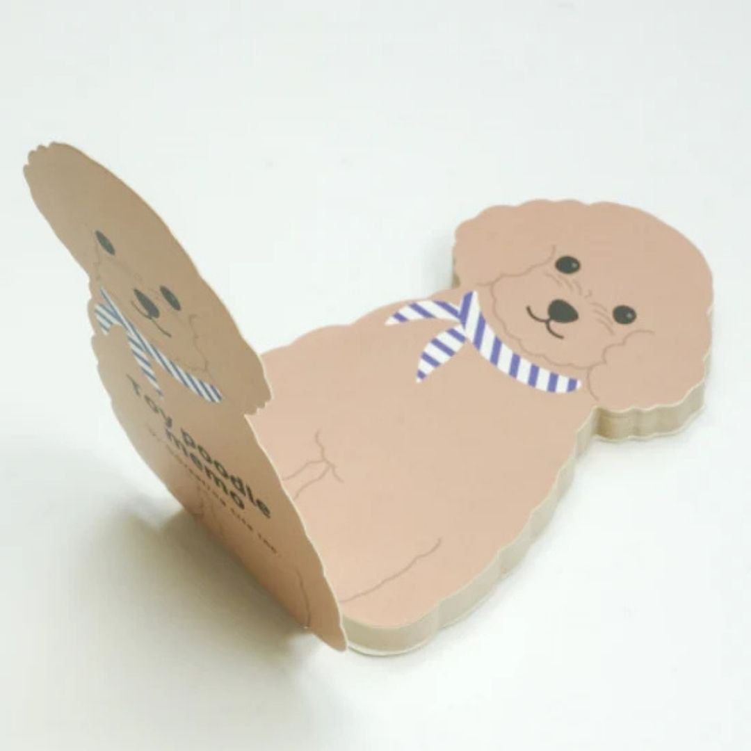 Animal Memo Pad - Toy Poodle - Greeting Life