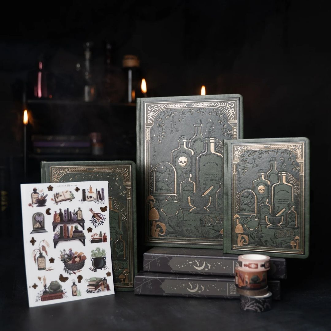 Apothecary Shelf Dot Grid Journal - B6 - Archer & Olive