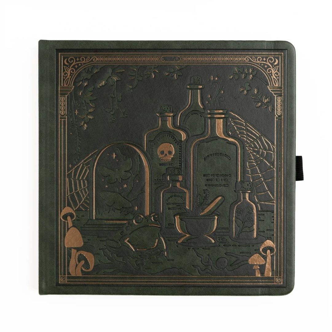 Apothecary Shelf Dot Grid Journal - Square - Archer & Olive