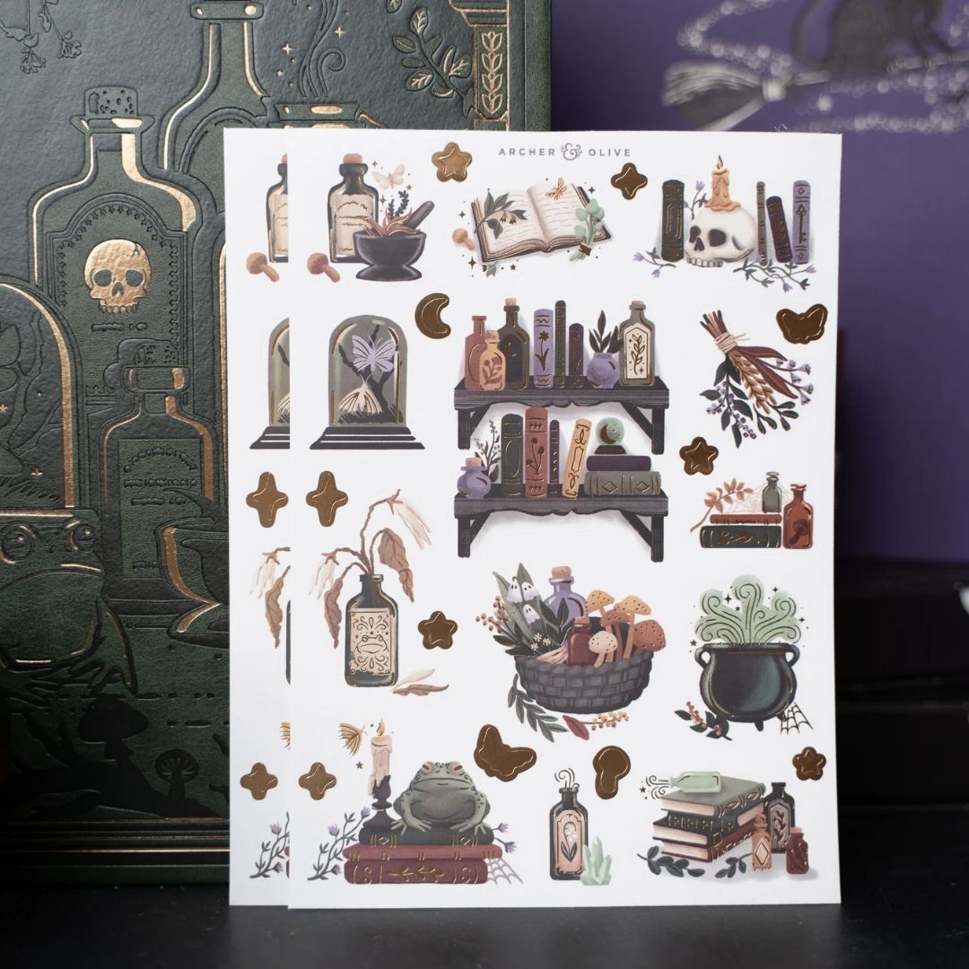 Apothecary Shelf Sticker Set - Archer & Olive