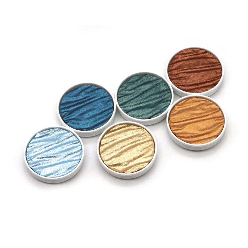 Aquarius Coliro Pearlcolors Set of Six-Calligraphy Inks-Coliro-
