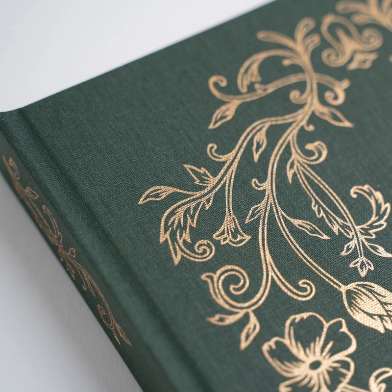 Antique Floral Dot Grid Notebook-Notebooks-Archer & Olive-B6
