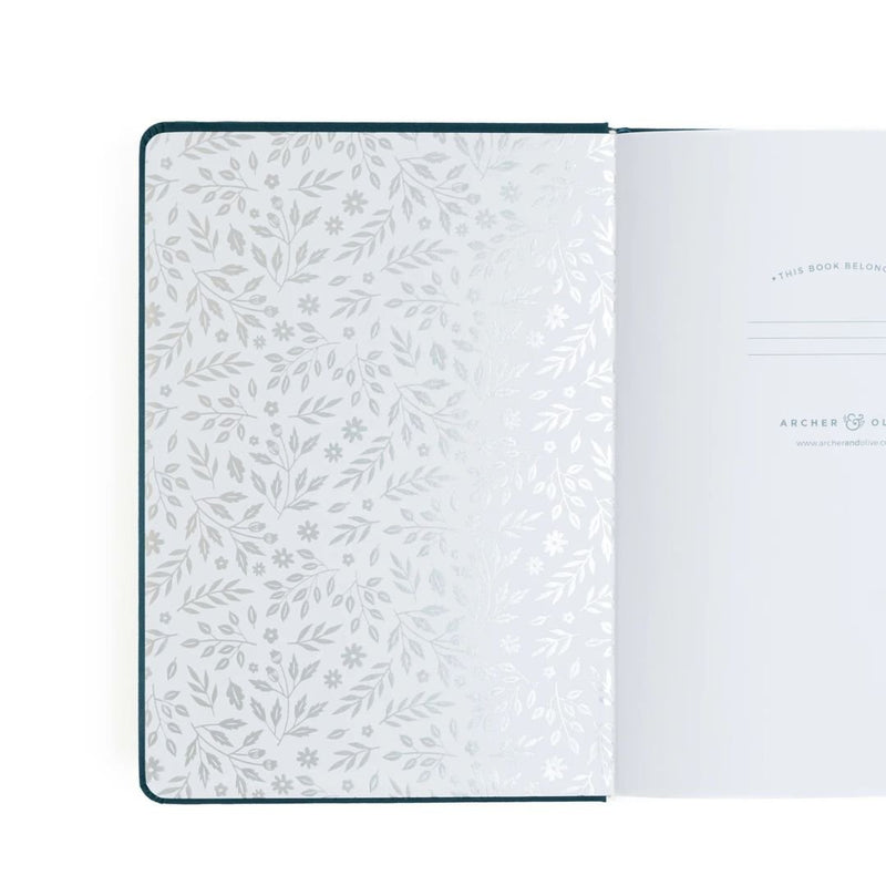 Signature Floral Dot Grid Notebook-Notebooks-Archer & Olive-B6