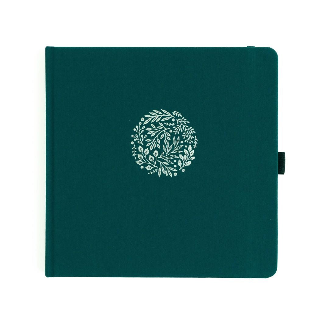 Archer & Olive Signature Floral Square Dot Grid Notebook - Archer & Olive - Under the Rowan Trees