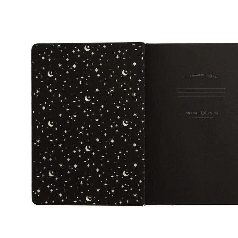 Wonderstruck B5 Blackout Dot Grid Notebook-Notebooks-Archer & Olive-