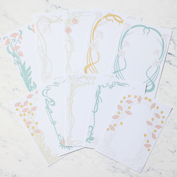 Art Nouveau Paper Set-Scrapbooking Papers-Under the Rowan Trees-