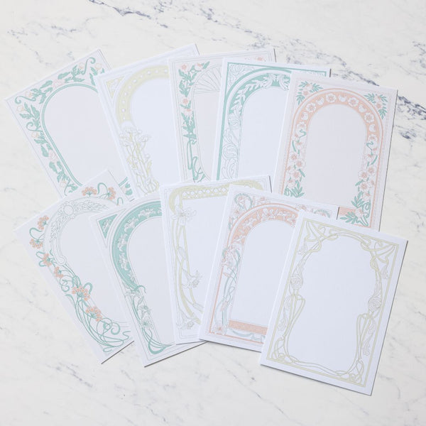 Art Nouveau Postcard Set-Postcards-Under the Rowan Trees-