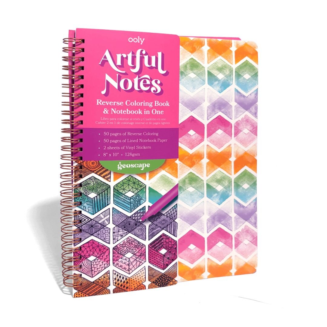 Artful Notes Notebook - Geoscape - Ooly