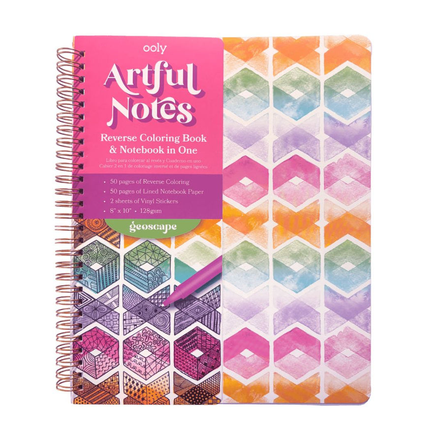 Artful Notes Notebook - Geoscape - Ooly