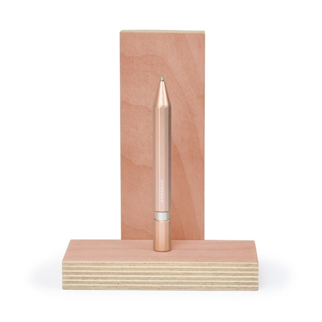 Aspect Retractable Pen - Blush Pink - Andhand - Under the Rowan Trees