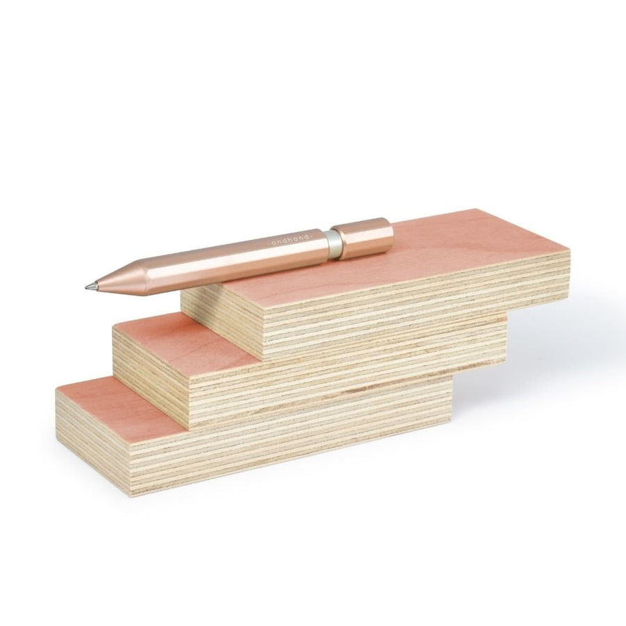 Aspect Retractable Pen - Blush Pink - Andhand - Pens - Under the Rowan Trees