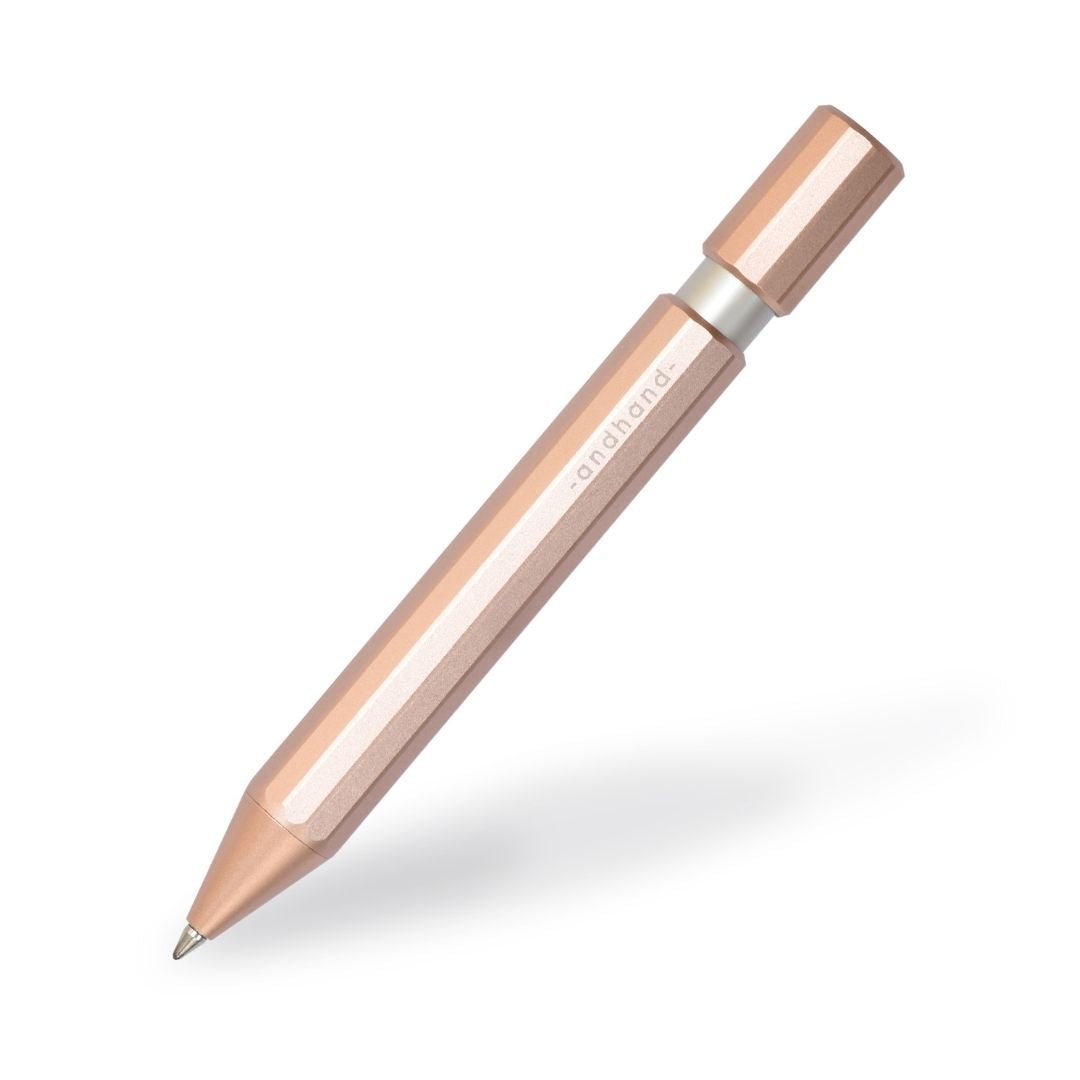 Aspect Retractable Pen - Blush Pink - Andhand - Under the Rowan Trees