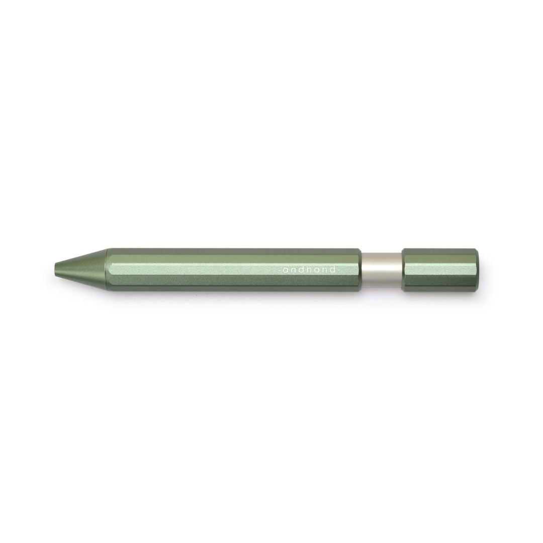 Aspect Retractable Pen - Forest Green - Andhand - Under the Rowan Trees