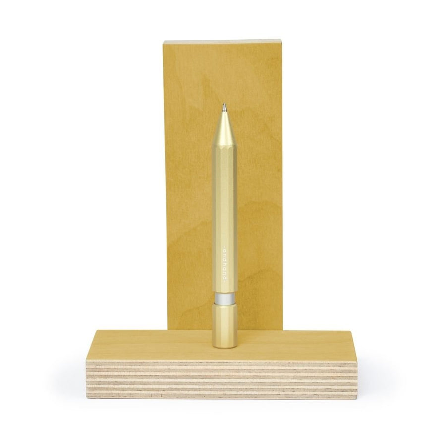 Aspect Retractable Pen - Gold Lustre - Andhand - Under the Rowan Trees