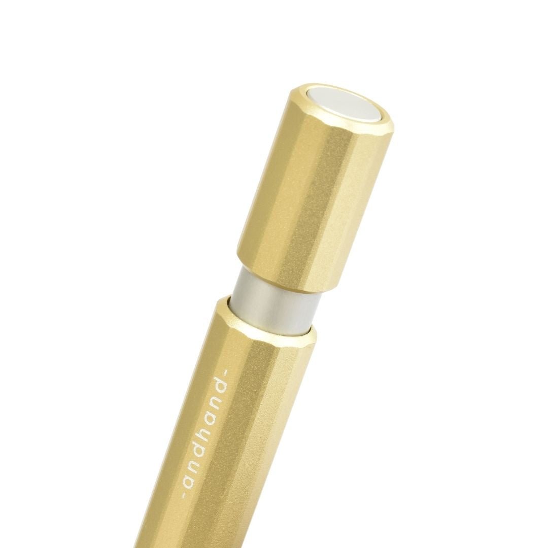 Aspect Retractable Pen - Gold Lustre - Andhand - Under the Rowan Trees