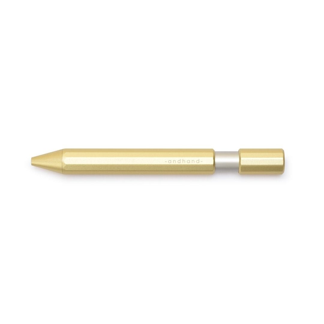 Aspect Retractable Pen - Gold Lustre - Andhand - Under the Rowan Trees