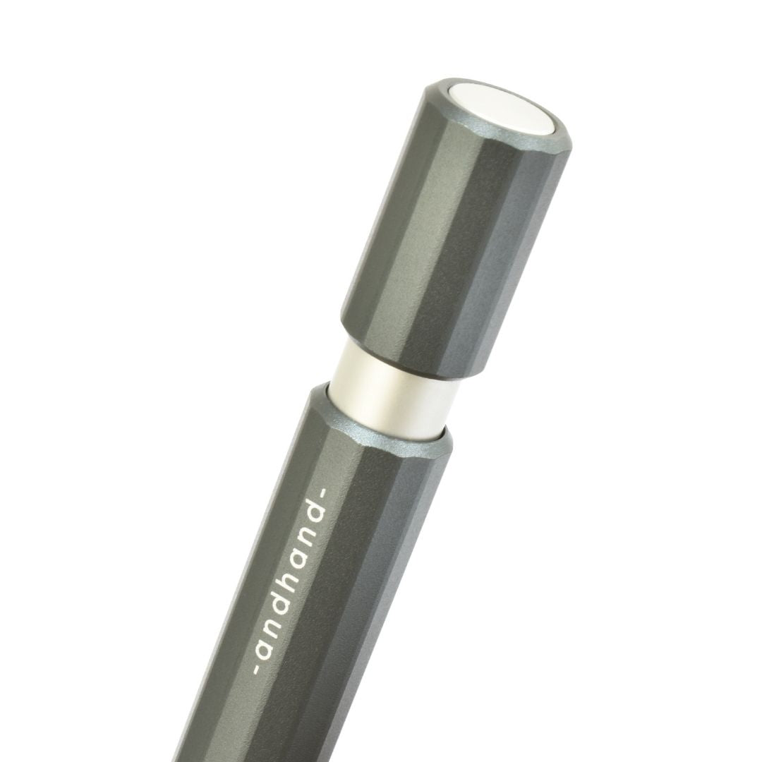 Aspect Retractable Pen - Slate Grey - Andhand - Under the Rowan Trees