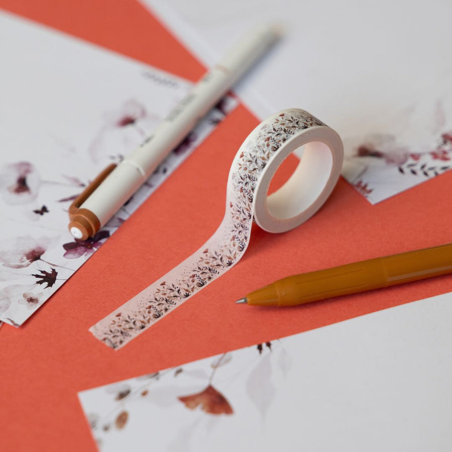 Autumn Leaves 15mm Washi Tape - Under the Rowan Trees